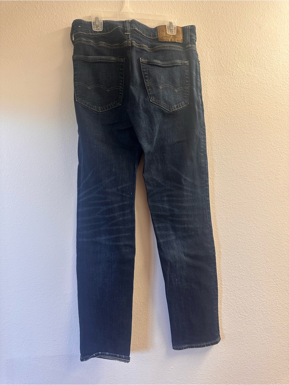 American Eagle Outfitters Dark Blue Straight Jeans - Picture 2 of 4